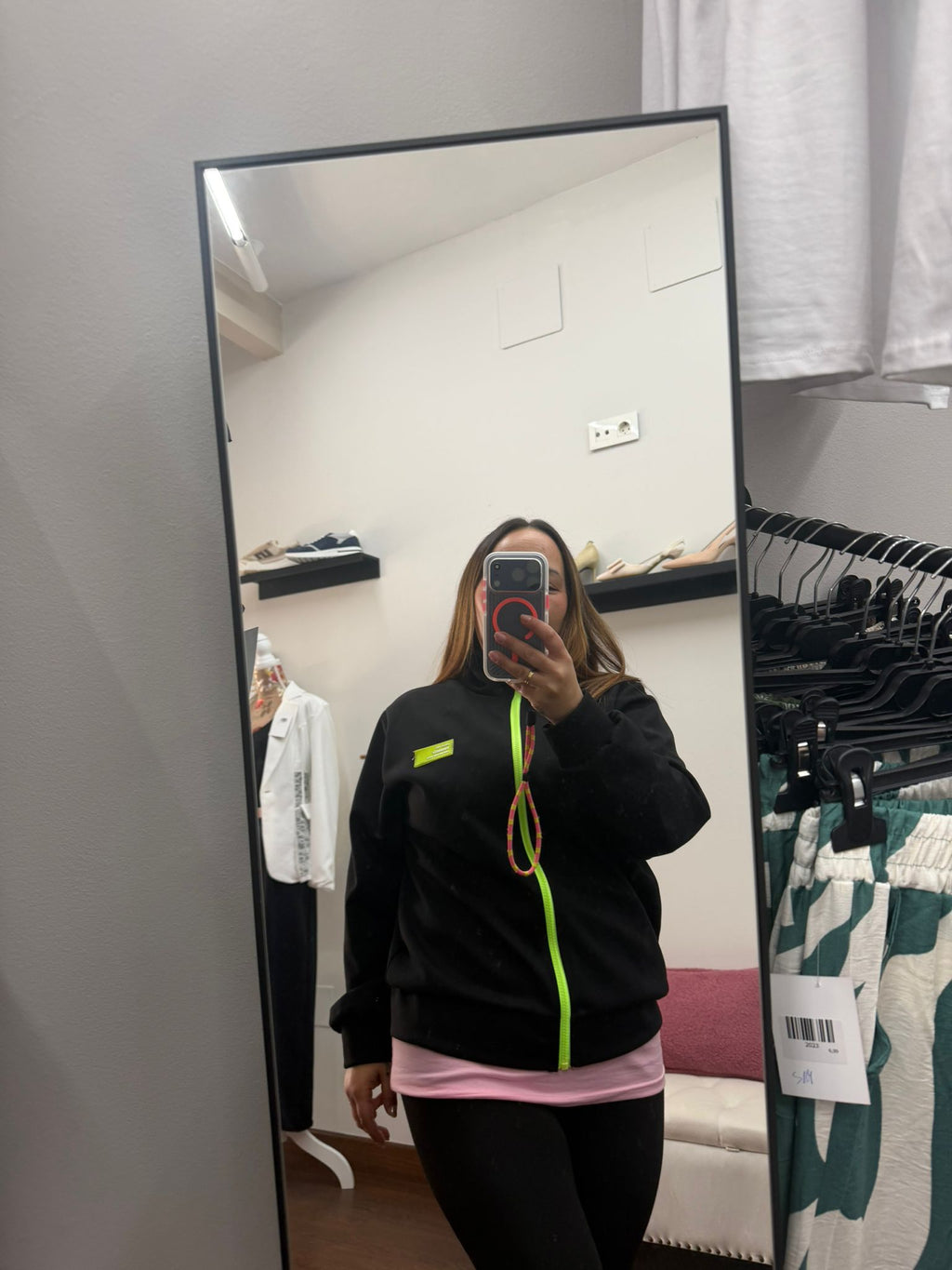Sudadera fluor