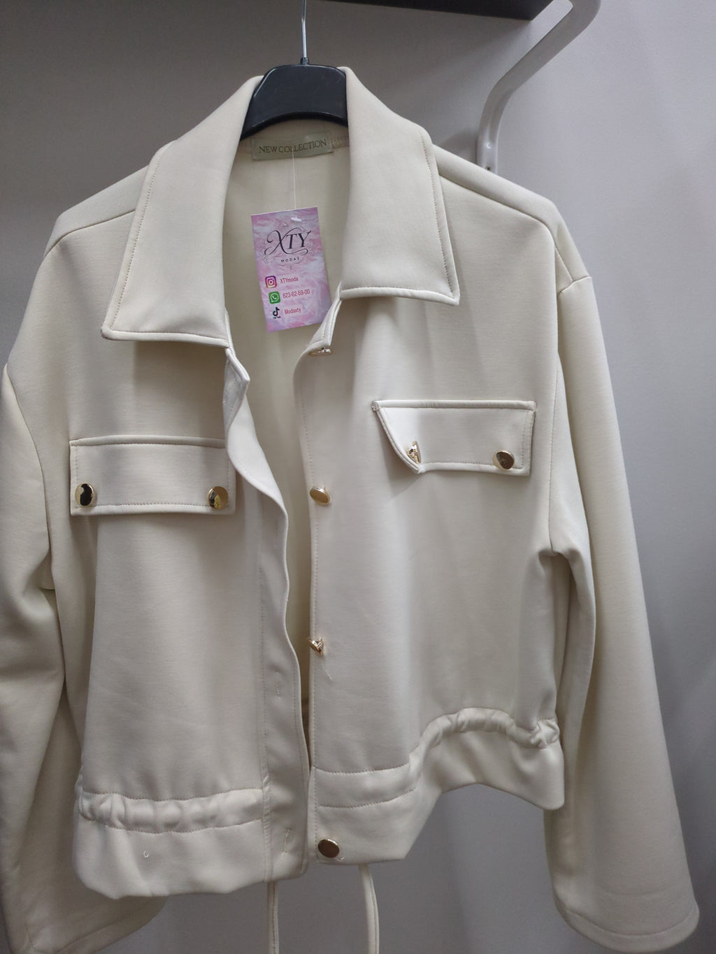 Chaqueta botón