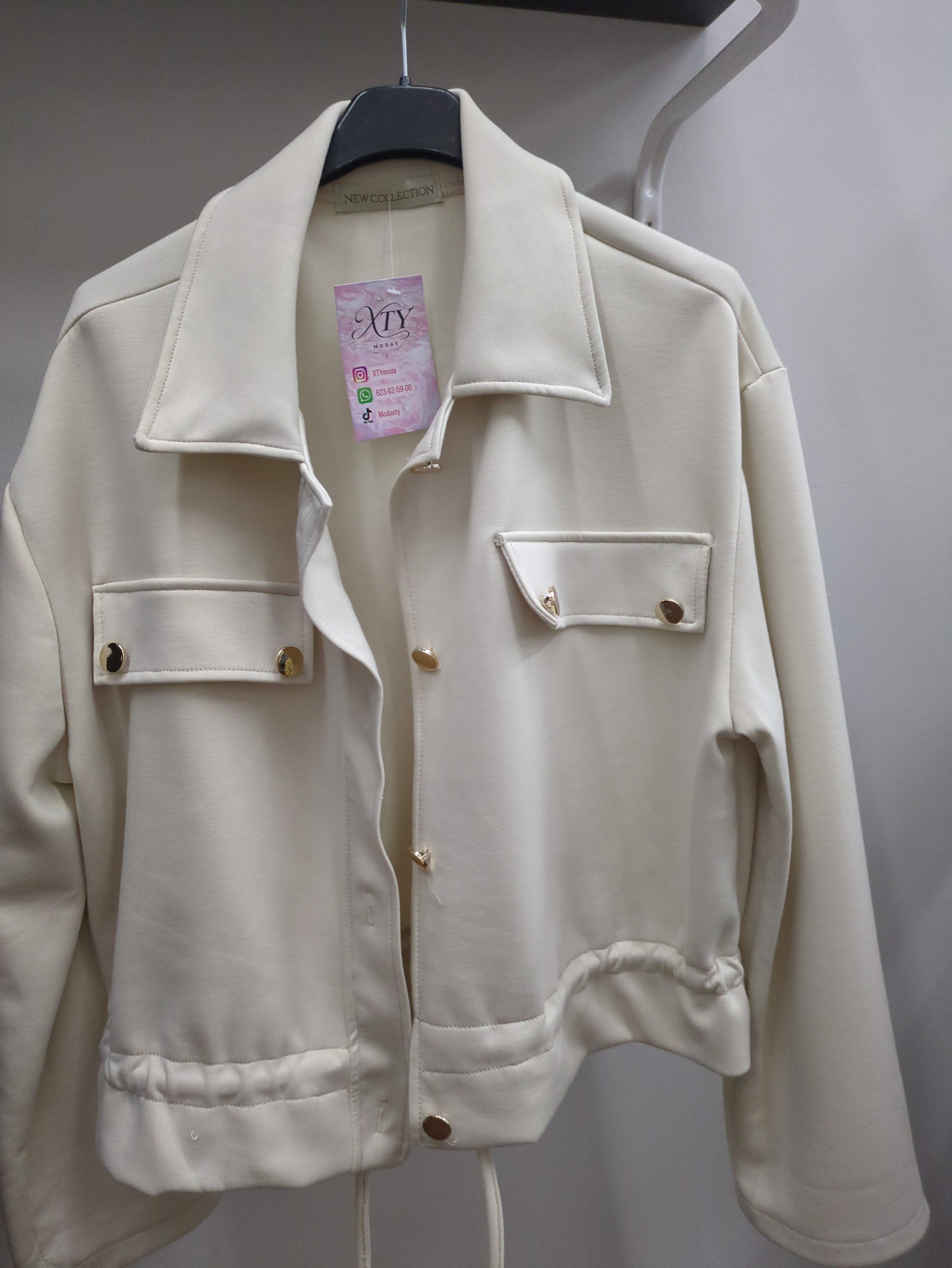 Chaqueta botón