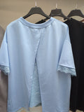 Camiseta detalle encaje