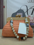 Bolso asa pedreria